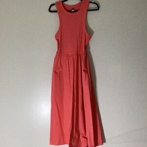 Coral Old Navy Tank Dress with pockets